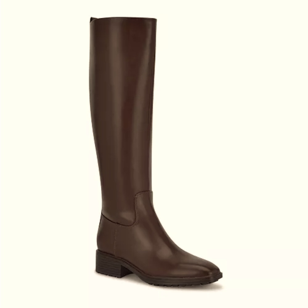 Nine West Blondy Square Toe Knee High Boot